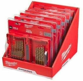 img 2 attached to 19 pcs Milwaukee RedHEX HSS-G TiN Metal Drill Set (48894760)