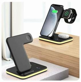 img 2 attached to Wireless Charger 3 in 1, Fast Wireless Charging FAST CHARGE(black)