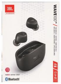 img 1 attached to JBL Wave 100TWS Wireless Headphones, Black