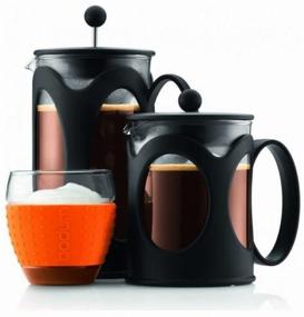 img 2 attached to French press Bodum Kenya 10685 (1 l) black 21 cm 1 l