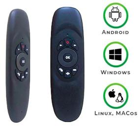 img 1 attached to DVS AM-100, Air Mouse & Wireless Keyboard, RU wireless keyboard/mouse for android TV