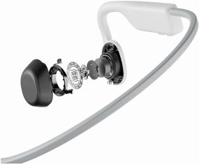 img 2 attached to AfterShokz OpenMove Wireless Headphones, alpine white