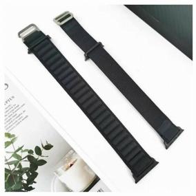 img 2 attached to Nylon fabric strap "Alpine Loop" for Apple Watch Series 1-8 and Ultra - 42/44/45/49 mm (Apple Watch), black