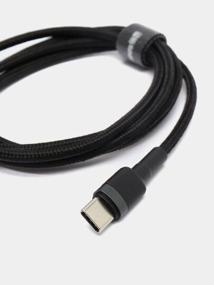 img 2 attached to Cable Baseus Cafule USB - USB Type-C (CATKLF-UG1), 3 m, black/grey