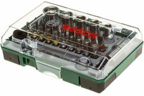 img 2 attached to Bit and socket set BOSCH Promoline 27 2.607.017.160, 27 pcs., green