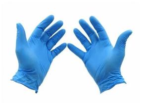 img 2 attached to Gloves Wally Plastic nitrile, 50 pairs, size M, color blue