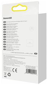 img 1 attached to Переходник BASEUS USB-A 3.1- Type-C