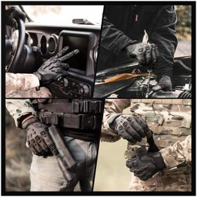 img 2 attached to Tactical sensory protective gloves with Kevlar Zune Lotoo Zag-6 PRO S