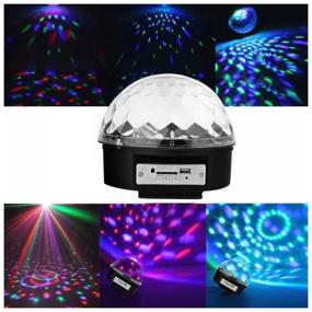 img 2 attached to LED disco ball WILLY Led Magic Ball with remote control, bluetooth, speaker and flash drive, black