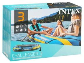 img 2 attached to Inflatable boat Intex Challenger-3 (68370) yellow