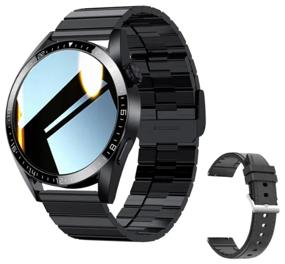 img 2 attached to Smart Watch WearFit W&OX3 / Bluetooth / Sports watch / Fitness / Call / Black Black / SMS, WhatsApp