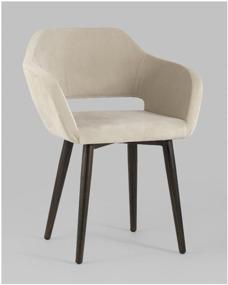 img 2 attached to Chair STOOL GROUP Simon, metal/velor, metal, color: beige