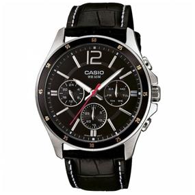 img 2 attached to Wrist watch CASIO MTP-1374L-1A quartz, waterproof, backlit hands
