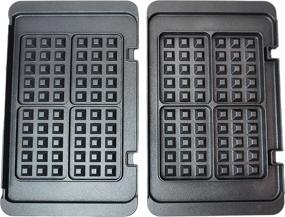img 1 attached to De "Longhi Set of plates DLSK 151 for electric grill, black, 2 pcs.