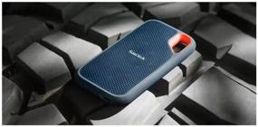 img 2 attached to 🖥️ SanDisk Extreme Portable V2 2TB External SSD, USB 3.2 Gen 2 Type-C, Color: Black