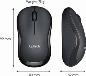 img 2 attached to Logitech M221 Silent Wireless Mouse, charcoal