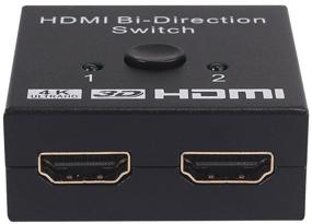 img 1 attached to PALMEXX 4K UltraHD 3D HDMI Switch: 1x2 HDMI to HDMI/2x1 HDMI to HDMI