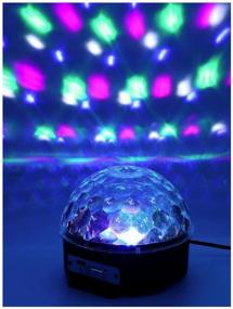 img 2 attached to LED disco ball usb with bluetooth music Magic Ball Light MP3 with light and music flash drive and remote control