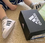 img 1 attached to Adidas Girls' Toddler Grand Court Sneakers - Stylish Shoes for Little Feet review by Karla Schwinden