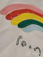 img 1 attached to Vibrant Rainbow T-Shirt for Little Girls - Perfect for Summer Fun! review by Ronald Duguay