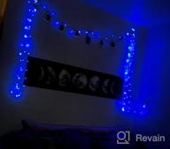 img 1 attached to 50 LED Multi-Colored Fairy String Lights W/ Remote - 16 Color Changing Waterproof Battery Operated For Bedroom, Party, Halloween & Christmas Decor By ANJAYLIA review by Sri Wells