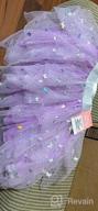 img 1 attached to Rainbow Flower Tutu Dresses For Toddler Girls With Tulle Skirt By DXTON review by Peggy Bui