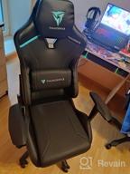 img 1 attached to Computer chair ThunderX3 TC3 gaming chair, upholstery: imitation leather, color: Ember Red review by Adam Wojtczuk ᠌