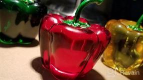 img 5 attached to Stunning Glass Chili Pepper Figurine - Perfect Table Decoration And Gift For Any Occasion!