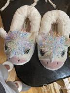 img 1 attached to 🦄 Dearfoams Unisex Child Slipper Unicorn Boys' Shoes: Comfortable and Magical Slippers! review by Keith Martin