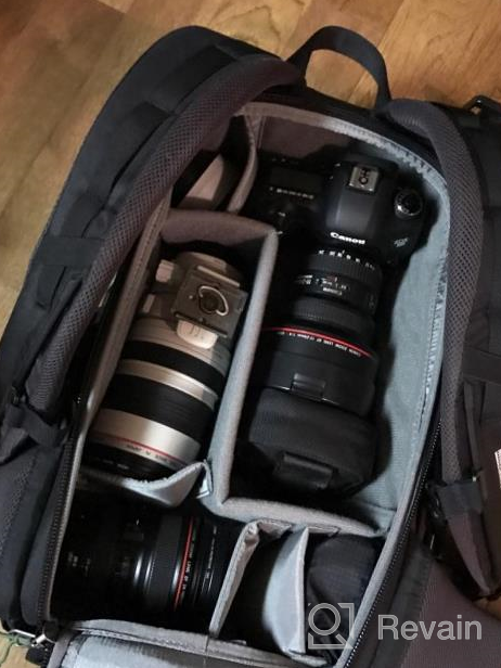 img 1 attached to Charcoal MindShift Gear BackLight 18L Backpack - Ideal For Outdoor Adventure And Camera Daypack review by Robert Gomatham