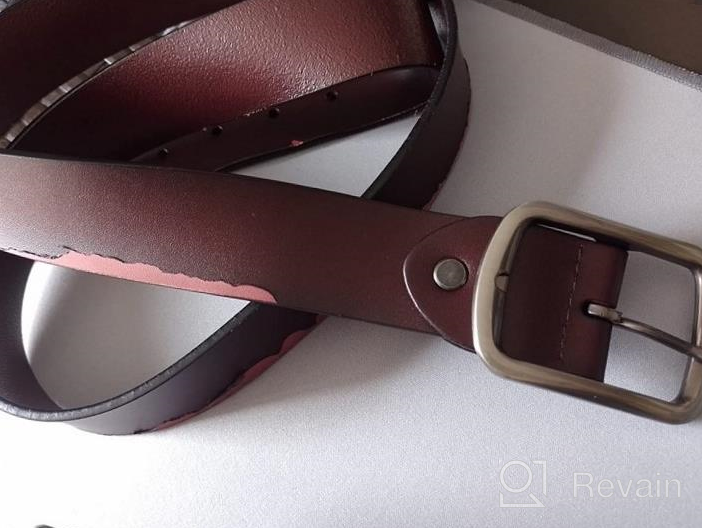 img 1 attached to 👞 Bruno Marc Leather Casual ABBL214M: Stylish Men's Belt Accessories in Genuine Leather review by Zachary Ester