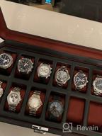 img 1 attached to Organize Your Timepieces In Style With Rothwell'S Luxury Leather Watch Box review by Juan Gomez