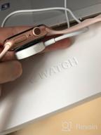 img 2 attached to Renewed Apple Watch Series 5 - 40MM GPS + Cellular in Gold Aluminum Case with Pink Sport Band review by Amphai Sangchang ᠌