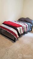 img 1 attached to Stylish And Sturdy AINGOO Queen Bed Frame With Headboard And Footboard, Steel Slat Support And No Box Spring Required review by Kimoni Arenas
