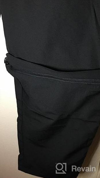 img 1 attached to Men'S Quick-Dry Hiking Pants Convertible Zip Off Breathable Cargo Work Outdoor Stretch Trousers For Travel Fishing review by Sean Maples