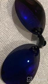 img 5 attached to Пластиковые солнцезащитные очки Costyle Retro Polarized Clip On Flip Up для вождения, рыбалки, путешествий