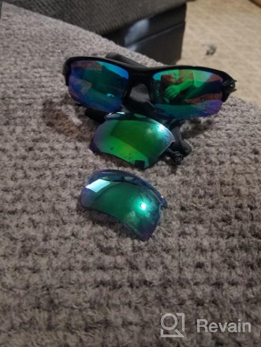 img 1 attached to Revitalize Your Oakley Flak 2.0 Sunglasses With BLAZERBUCK Replacement Lenses & Sock Kit review by Samuel Lewis