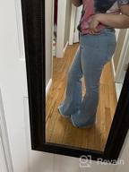 img 1 attached to Women'S Stretchy Distressed Skinny Jeans With Flared Hem review by Don Taniguchi