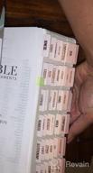 img 1 attached to DiverseBee Laminated Bible Tabs (Rose Gold Embossed Lettering), Bible Journaling Supplies, Bible Book Tabs, Christian Gift, 66 Bible Tabs Old And New Testament, Includes 11 Blank Tabs (Pearl) review by Matt Schmick