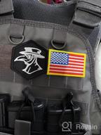 img 1 attached to Show Your Patriotism With 2 High-Quality Tactical American Flag Patches - Perfect For Backpacks, Caps, And More! review by Prince Aguirre