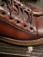 img 1 attached to Modern Men's Fashion Sneakers: Stylish Lace-up Oxford Shoes review by Robert Ewing