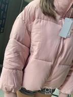 img 1 attached to ZESICA Women'S Winter Warm Long Sleeve Zip Up Drawstring Baggy Cropped Puffer Down Jacket Coat Outerwear review by Lauren Russell