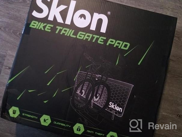 img 1 attached to Safely Transport Up To 5 Mountain Bikes With Sklon Tailgate Bike Pad And Anti-Theft Locking System For Full And Mid-Size Pickup Trucks - Black Honeycomb (Small-Mid-Size Pickup Models) review by James Nielsen