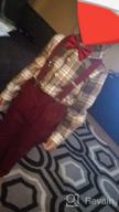 img 1 attached to 👔 Little Boys' Suspender Outfits: Toddler 4-Piece Gentleman Set with Bowtie, Plaid Dress Shirt & Pants review by Brian Hazzard