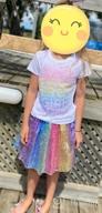 img 1 attached to 🌈 Easter Girls' Clothing featuring Rainbow Sequin Headband for Girls review by Tania Monae