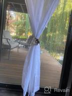 картинка 1 прикреплена к отзыву Gray Lewondr Vintage Magnetic Resin Flower Curtain Tieback - Decorative Drapery Holdbacks For Home Cafe Balcony от Doug Davis