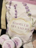 img 1 attached to Indulge In Spa-Like Relaxation With Poleview Shower Steamers Aromatherapy Set -12 Pack Of Lavender Scented Shower Bombs - Stress Relief And Self Care Gifts For Men And Women review by James Vachon