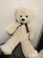 img 1 attached to 20-Inch Jumbo Plush Teddy Bear: Perfect Gift For Girls & Kids On Special Occasions review by James Oconnor