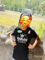 img 1 attached to 👸 Adorable Birthday Girl Shirt: Perfect Party Outfit with Princess Crown - Girls Fitted T-Shirt review by Gina Robinson