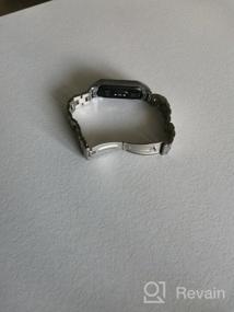 img 5 attached to Metal Strap for Xiaomi Mi Band 5 Silver